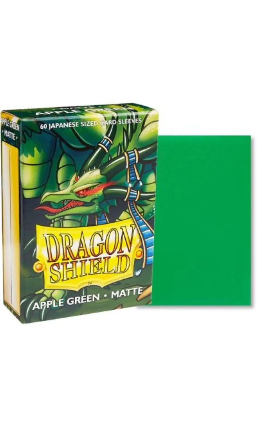 DS Small Matte Apple Green Sleeves 60ct