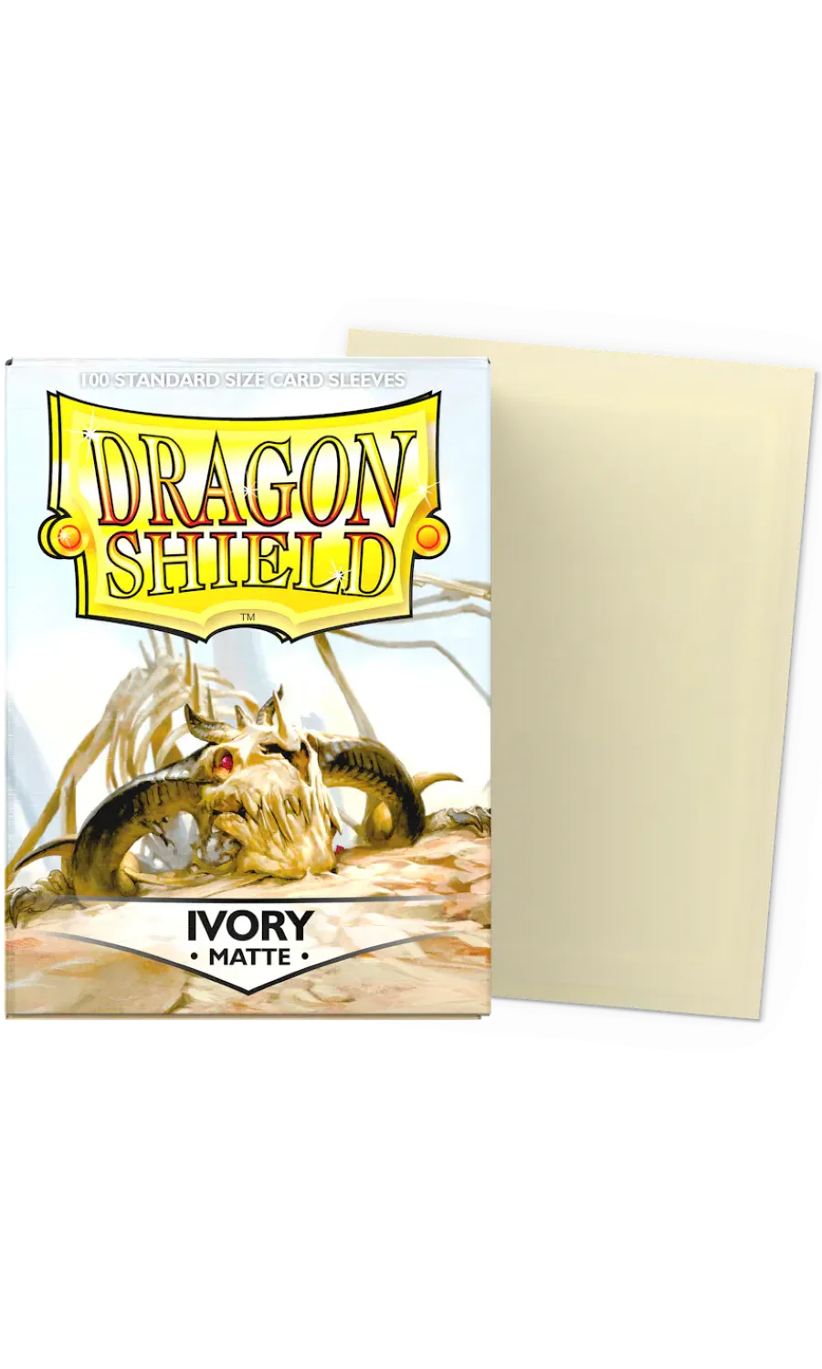 DS Matte Ivory Sleeves 100ct