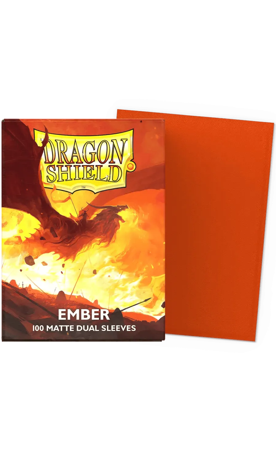 DS Matte Dual Ember Sleeves 100ct