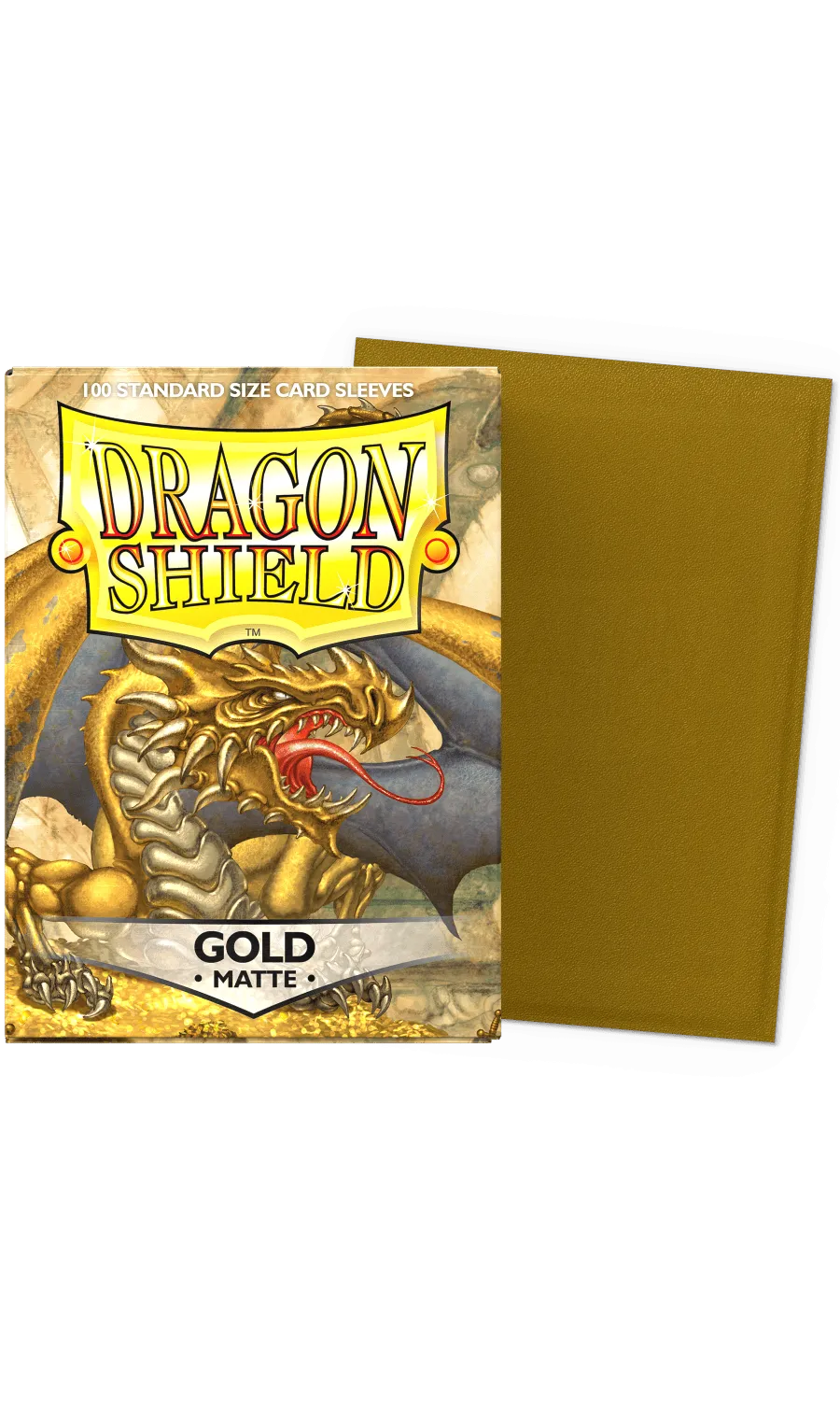 DS Matte Gold Sleeves 100ct