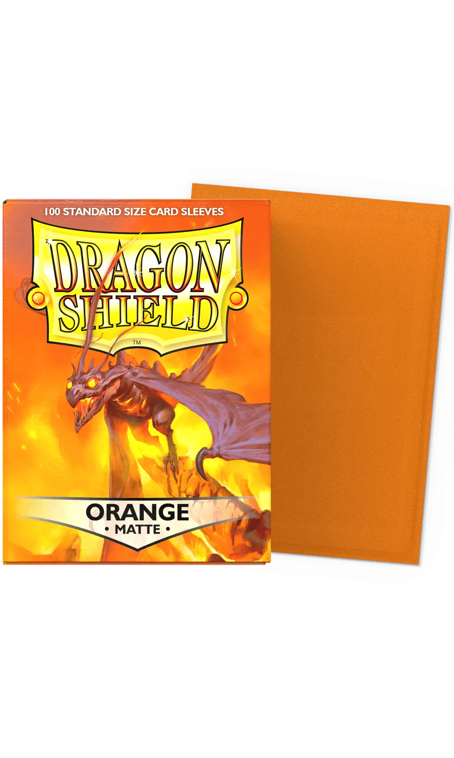 DS Matte Orange Sleeves 100ct