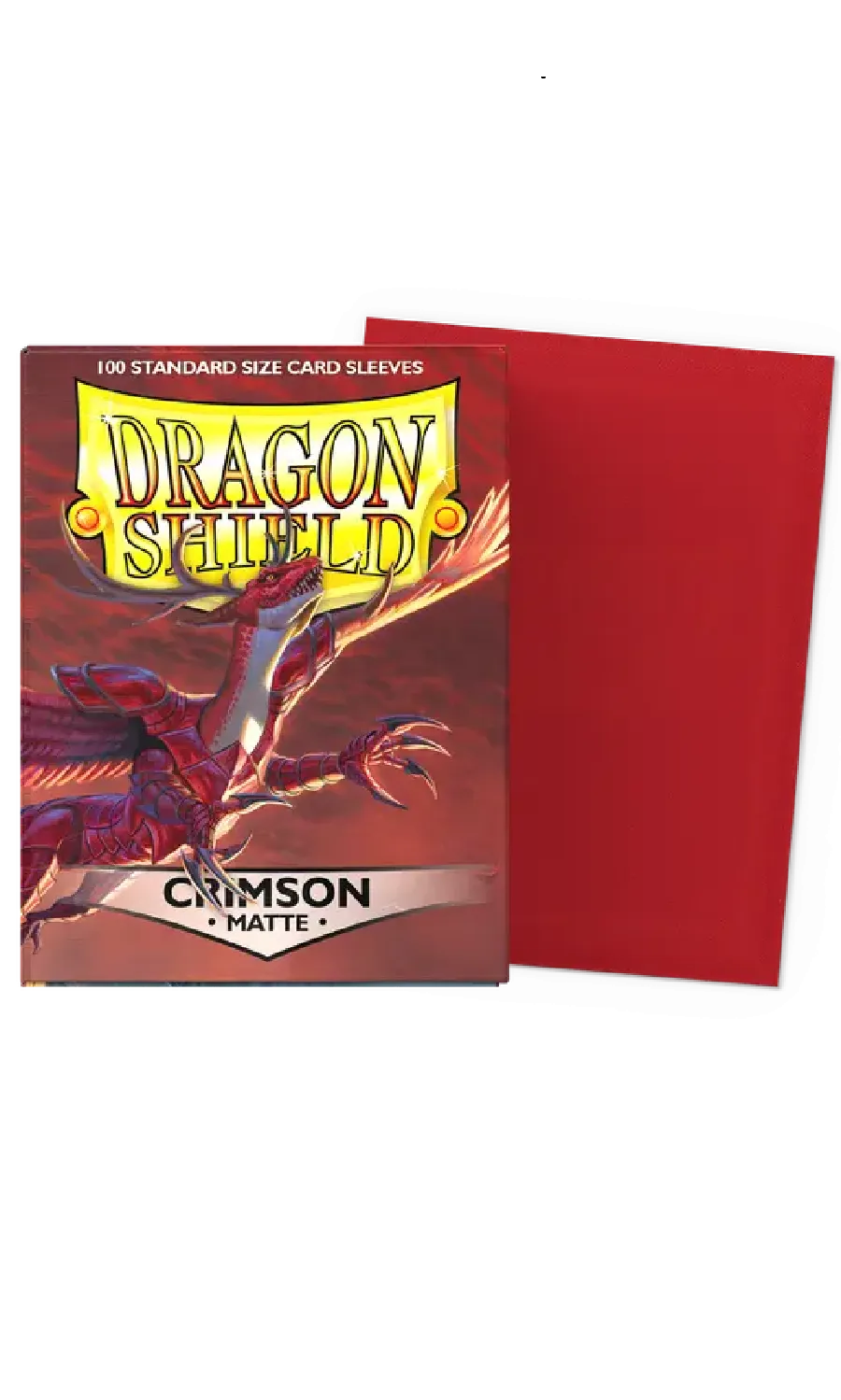 DS Matte Crimson Sleeves 100ct