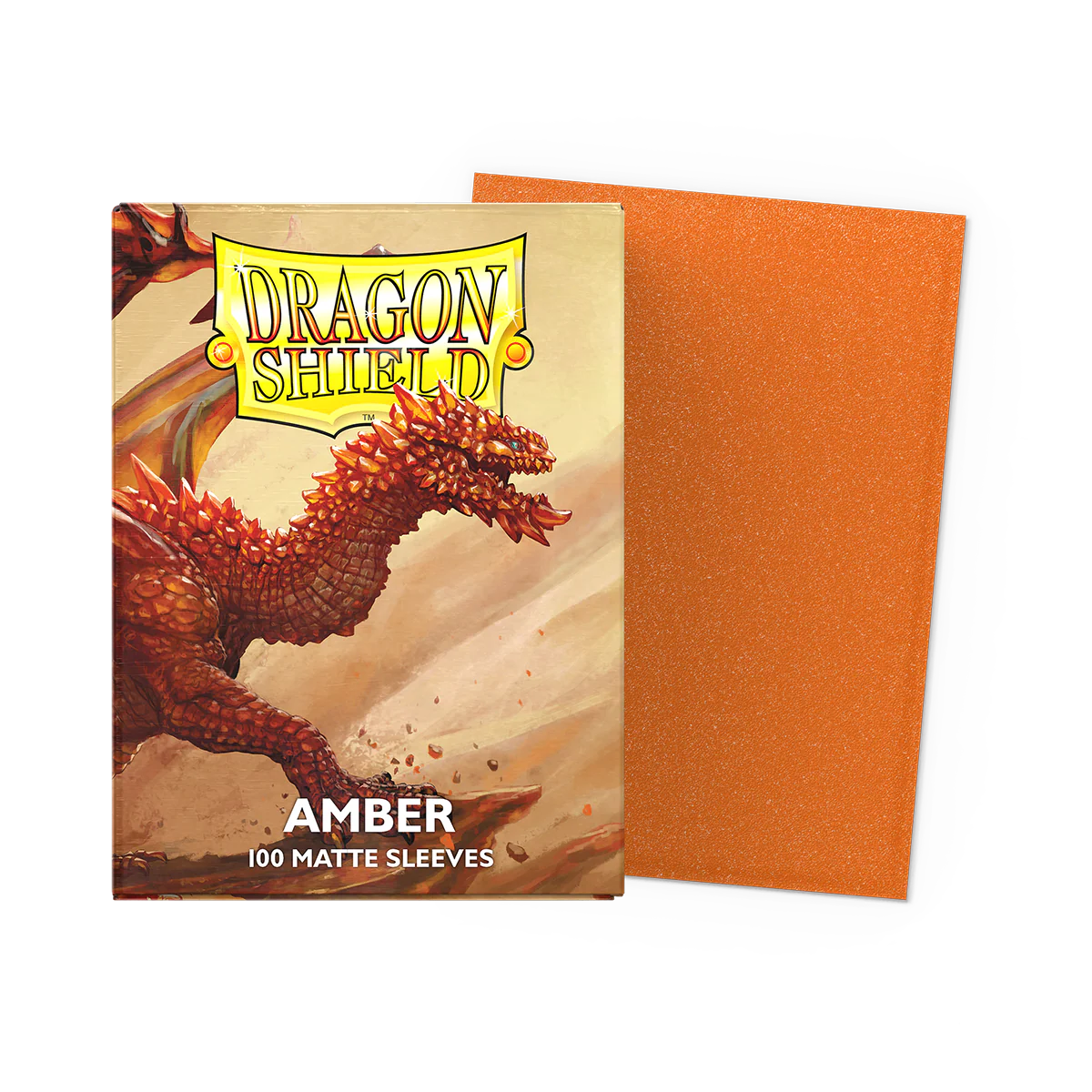 DS Matte Amber Sleeves 100ct