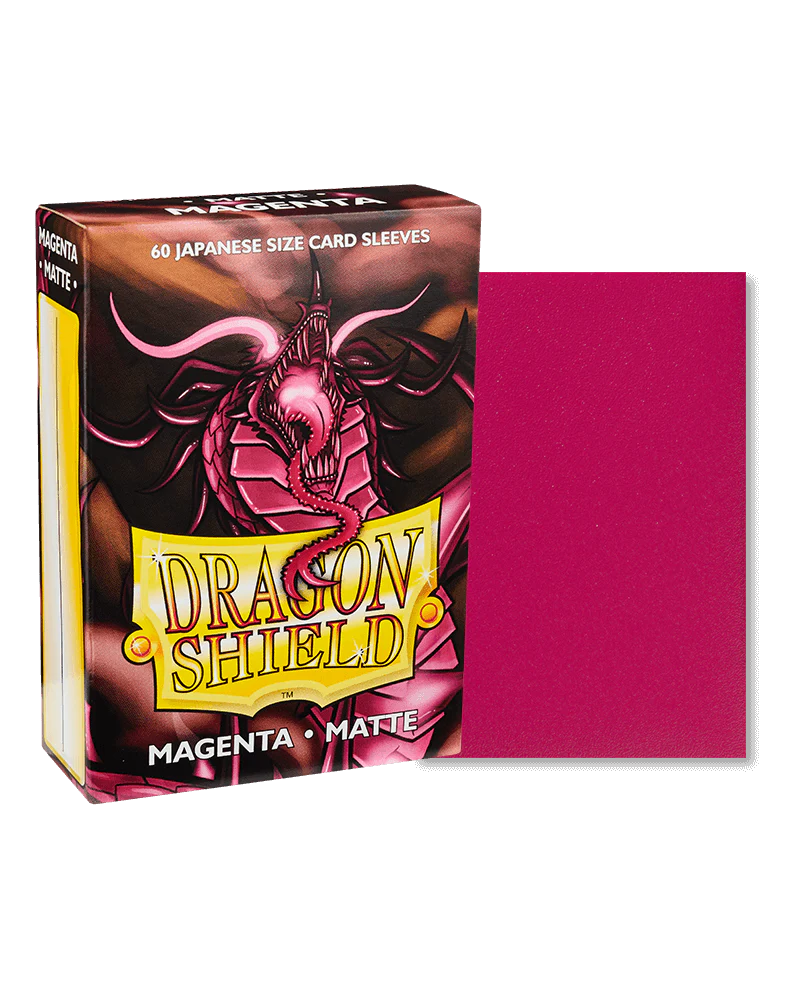 DS Small Matte Magenta Sleeves 60ct